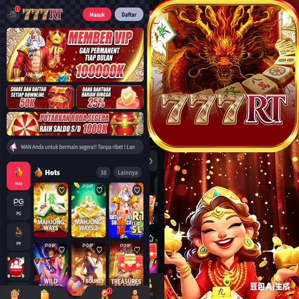 777RT Bonus Member Baru 100%